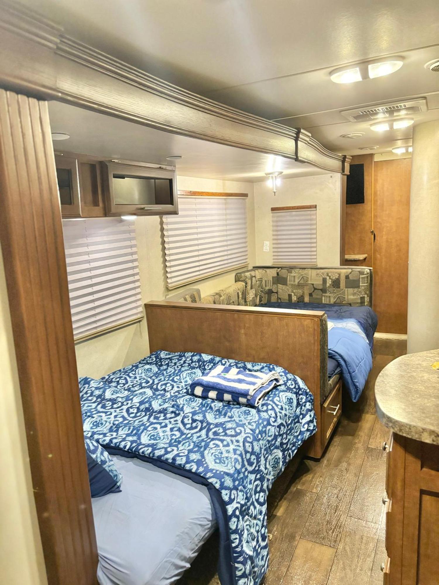 Campsite In Modern Rv Trailer Los Angeles
